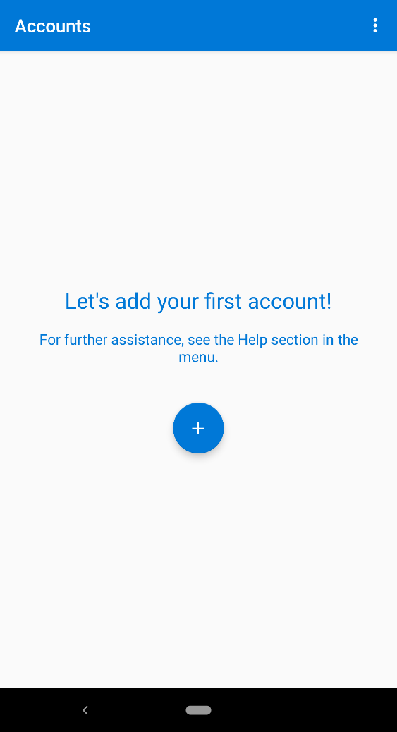 Microsoft Authenticator add account