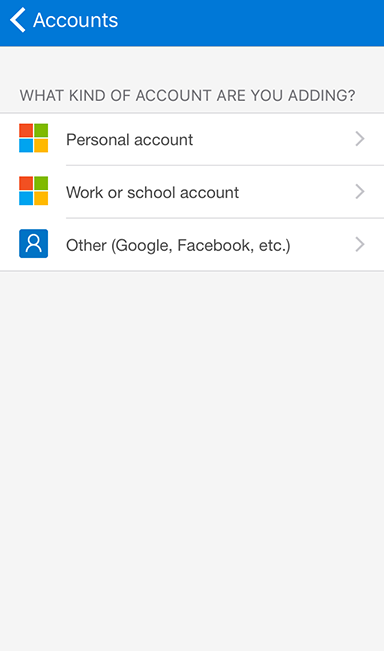 Microsoft Authenticator work or school account